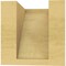 Ekena Millwork 4"W x 4"D x 4"H Wide Concord Rough Cedar Woodgrain TimberThane Corbel, Primed Tan CORUR04X04X04CONRCPR - alternate 6